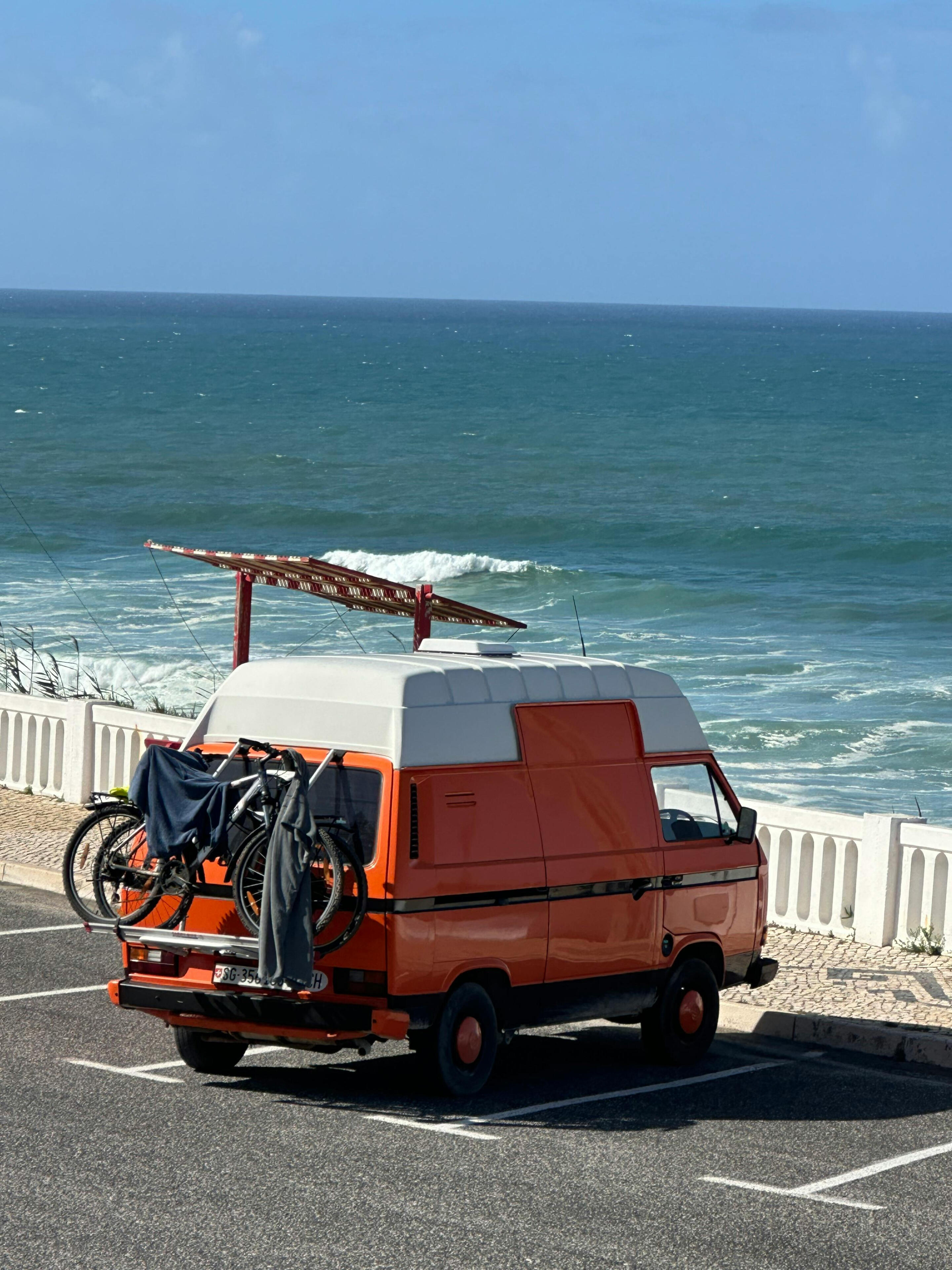 van trip peniche with oceanview