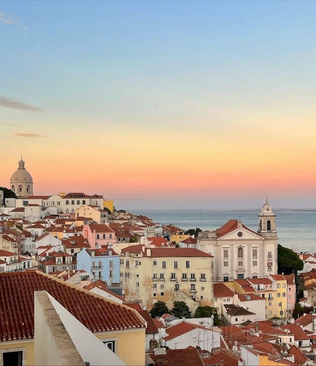 peniche during sunset