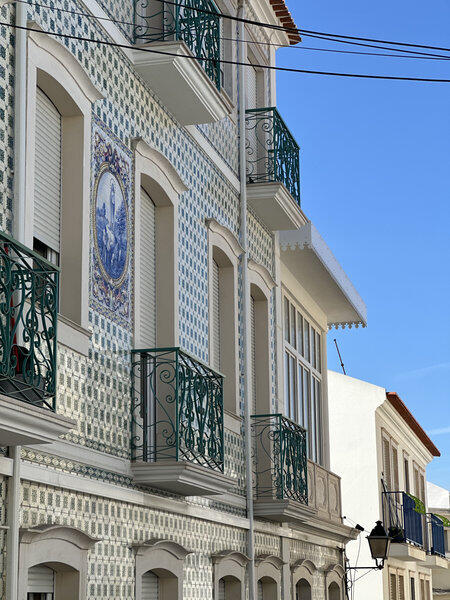 beautiful tiled house portugal